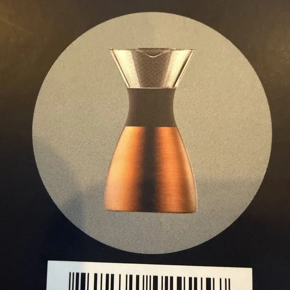 NEW Asobu Insulated Pour Over Coffee Maker Copper 32 oz Double-Wall Vacuum